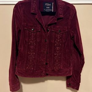 Women’s velvet jacket